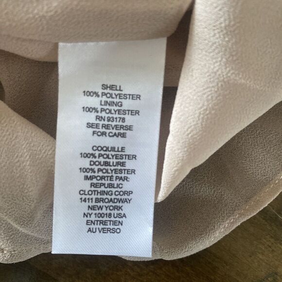 Elie Tahari Champagne sleeveless maxi Dress 12 event semi formal party resort - Picture 7 of 8